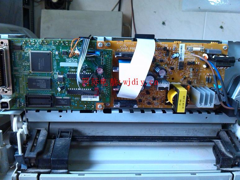 EPSON lq-630k针式打印机不通电修理